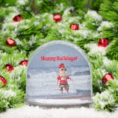 Snow Globe - Der Weihnachtsmann im Surf Schneekugeln (Weihnachten)