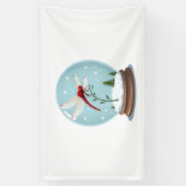 Snow Globe Dragonfly Banner (Vertikal)
