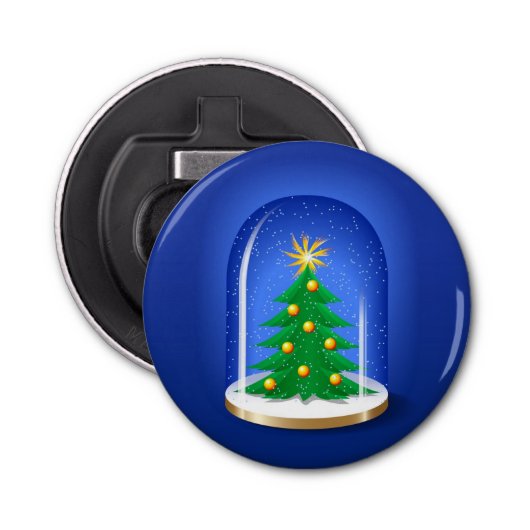 Snow Globe Flaschenöffner (Vorderseite)