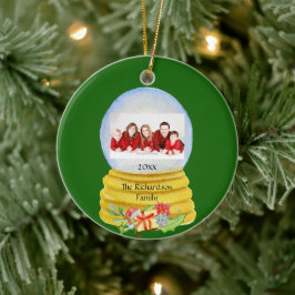 Snow Globe Foto Personalisierte Keramik Keramik Ornament