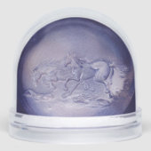 Snow Globe - Galloping Horses Schneekugeln (Vorderseite)