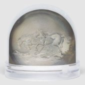 Snow Globe - Galloping Horses Schneekugeln (Rückseite)
