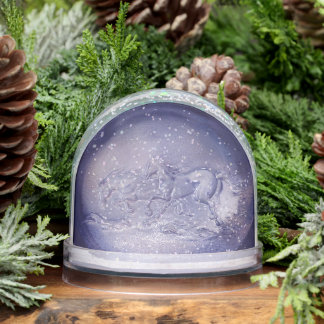 Snow Globe - Galloping Horses Schneekugeln