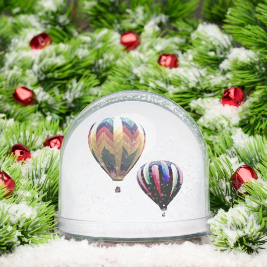 Snow Globe - Hot Air Balloons Schneekugeln (Weihnachten)