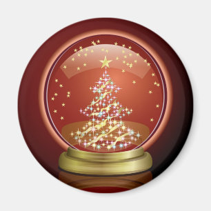 Snow Globe Magnet