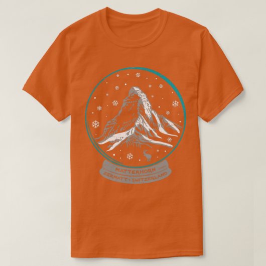 Snow Globe Matterhorn Trimix T-Shirt (Design vorne)