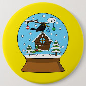 Snow Globe mit Blackbird singen Button (Vorderseite)