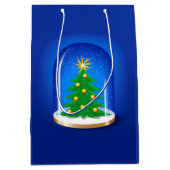 Snow Globe Mittlere Geschenktüte (Vorderseite)