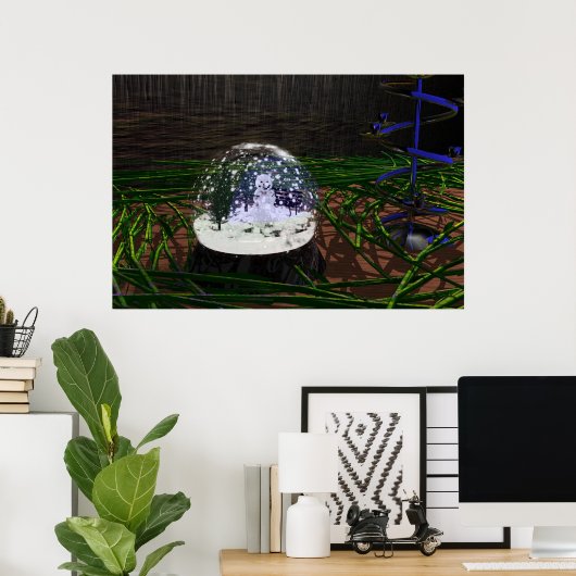 Snow Globe Poster (Heimbüro)