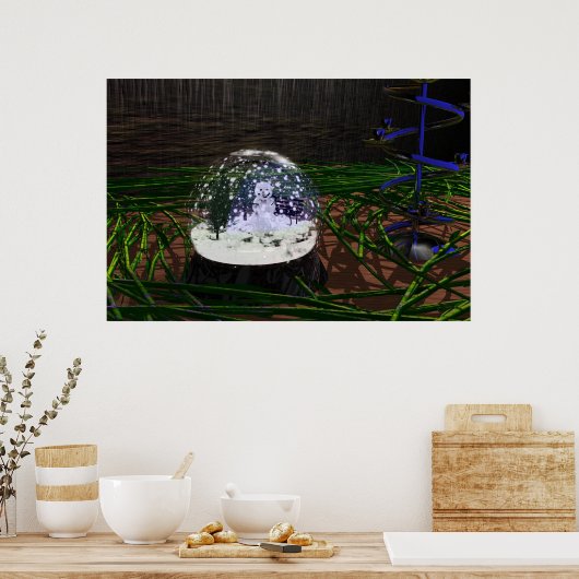 Snow Globe Poster (Küche)