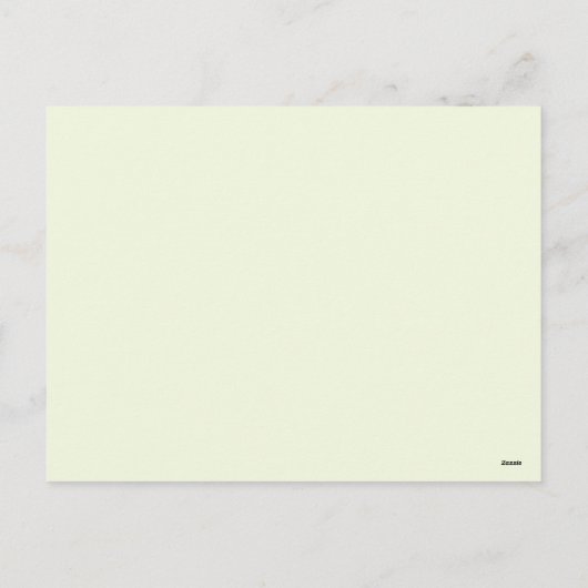 Snow Globe Postkarte (Rückseite)