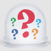 Snow Globe - Question Marks Schneekugeln (Vorderseite)