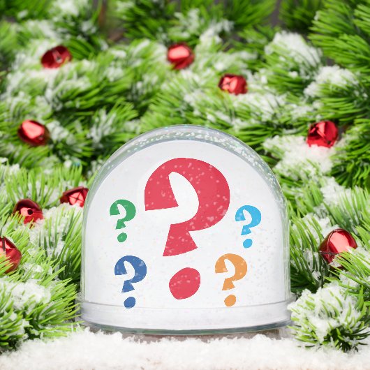 Snow Globe - Question Marks Schneekugeln (Weihnachten)