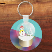 Snow Globe Schlüsselanhänger (Vorderseite)
