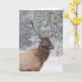 "Snow Globe"-Urlaubskarte Karte (Gelbe Blume)