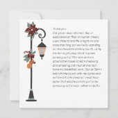 Snow Globe Weihnachten Danke (Rückseite)