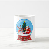Snow Globe Weihnachts-Keramik Tasse