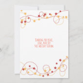 Snow Globe Weihnachts-Pinguin-Karte (Rückseite)