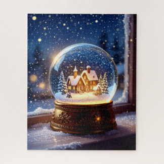 Snow Globe Winter Wonderland Puzzle