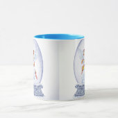 Snow globe with angel illustration tasse (Zentrum)