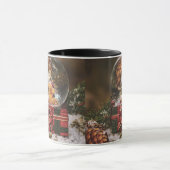 Snow globe with cute Bear Tasse (Zentrum)