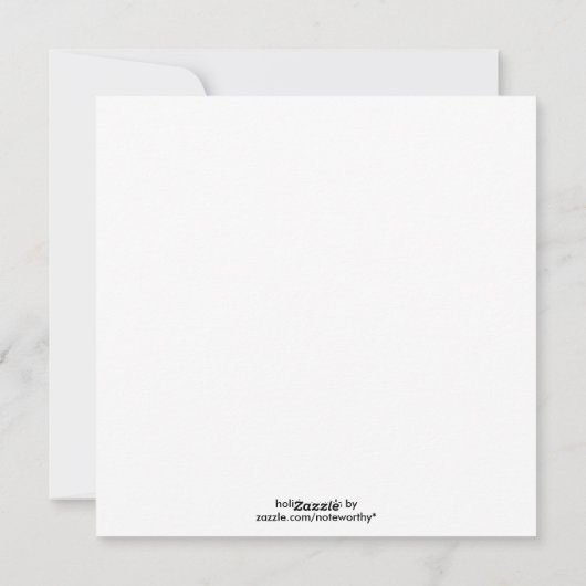 Snow Globes-Weihnachtskarten Feiertagskarte (Rückseite)