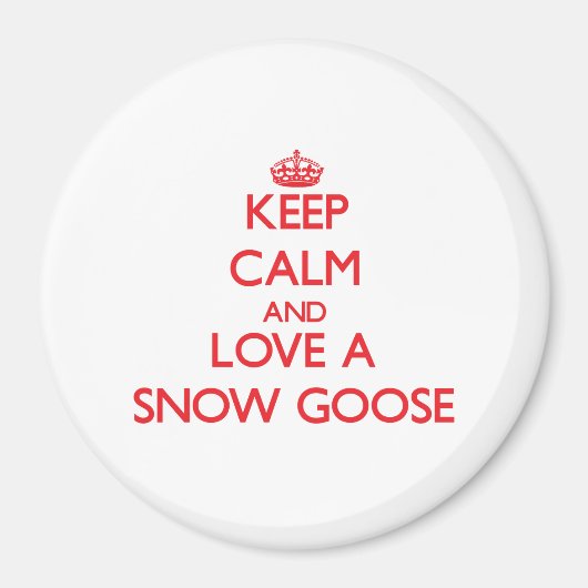 Snow Goose Magnet (Vorne)