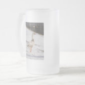 Snow Goose Strut Mattglas Bierglas (Vorderseite Links)