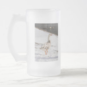 Snow Goose Strut Mattglas Bierglas