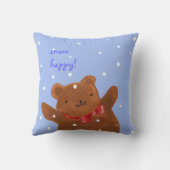 Snow Happy Kissen (Rückseite)