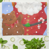 Snow Happy Teetuch Handtuch (Gefaltet)