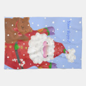 Snow Happy Teetuch Handtuch (Horizontal)
