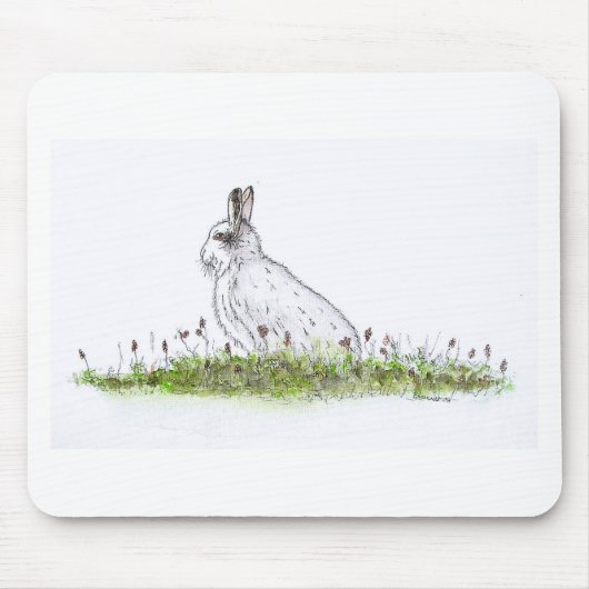Snow Hare Mousepad (Vorne)