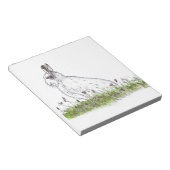 Snow Hare Notizblock (angewinkelt)