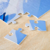 Snow Hare Snowboarding on a Winter Mountain Puzzle (Seite)