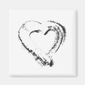 Snow Heart Magnet (Vorne)