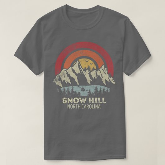 Snow Hill North Carolina Mountain Sunset Sunrise K T-Shirt (Design vorne)