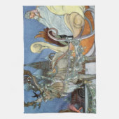 Snow Ice Queen Russian Princess Rentier Handtuch (Vertikal)