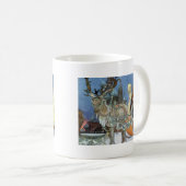 Snow Ice Queen Russian Princess Rentier Kaffeetasse (VorderseiteRechts)