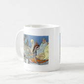 Snow Ice Queen Russian Princess Rentier Kaffeetasse (Vorderseite Links)