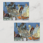 Snow Ice Queen Russian Princess Rentier Visitenkarte (Vorne/Hinten)