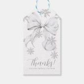 Snow in Love Geschenkanhänger (Vorderseite)