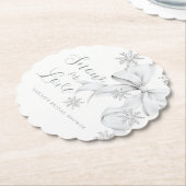 Snow in Love Untersetzer (angewinkelt)