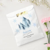 Snow in Love Winter Snowflakes Bridal Shower Geschenktütchen (Versiegelt)