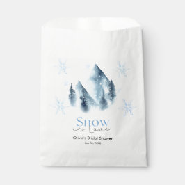 Snow in Love Winter Snowflakes Bridal Shower Geschenktütchen