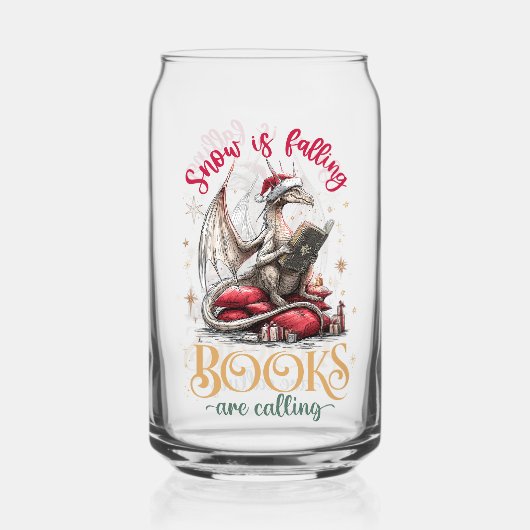 Snow Is Falling, Books Are Calling Dosenglas (Vorderseite)