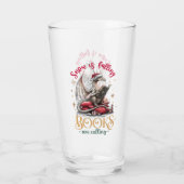 Snow Is Falling, Books Are Calling Glas (Rückseite)