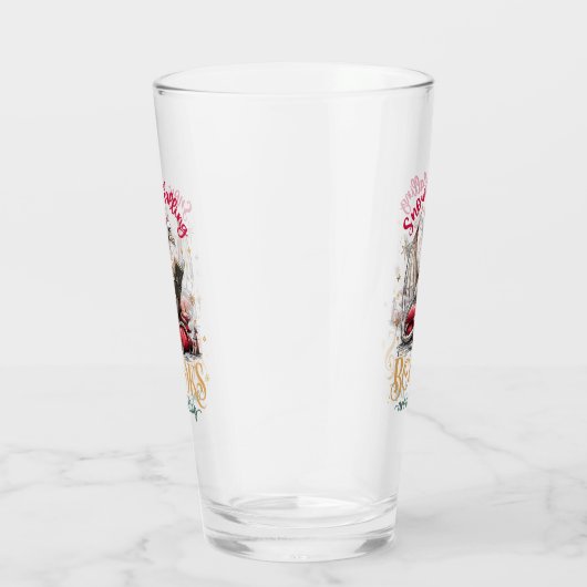 Snow Is Falling, Books Are Calling  Glas (Rechts)