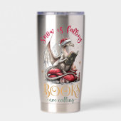 Snow Is Falling, Books Are Calling Thermobecher (Rückseite)