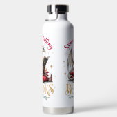 Snow Is Falling, Books Are Calling Trinkflasche (Rechts)